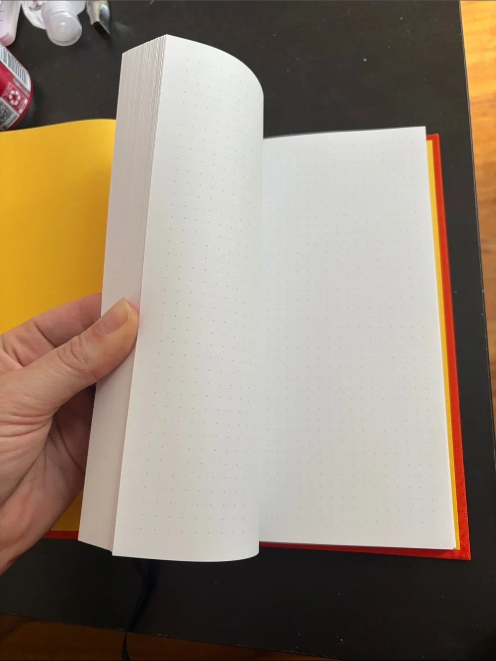 Ideas Hardcover Notebook in Bright Orange